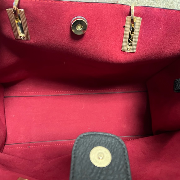 Elegant Black Tote Bag with Tassel EUC - Picture 9 of 9